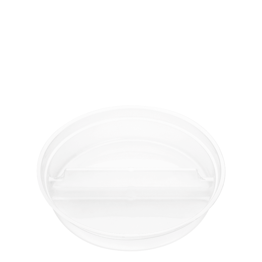 The round deli bowls are made of Natural Kraft PE-Lined board. Because of their adaptable design, they can be combined with various insert layers